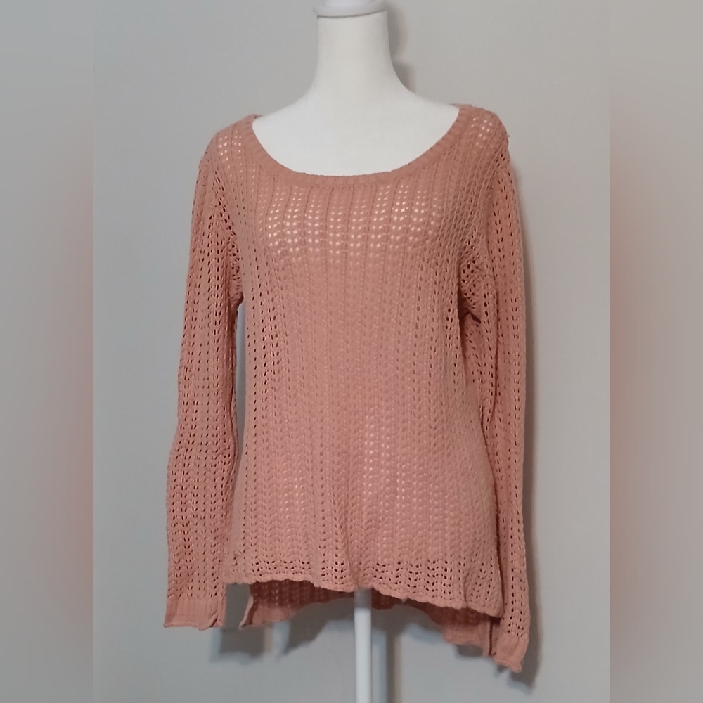 Hippie Rose Dusty Rose Colored Knit Sweater